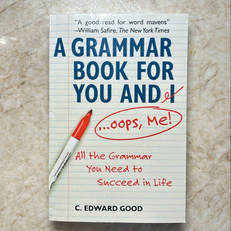 A Grammar Book for You and I (Oops, Me!)