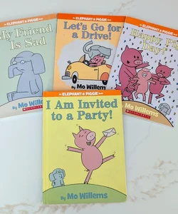 Elephant and Piggie Bundle of 4 Books (HC and PB)