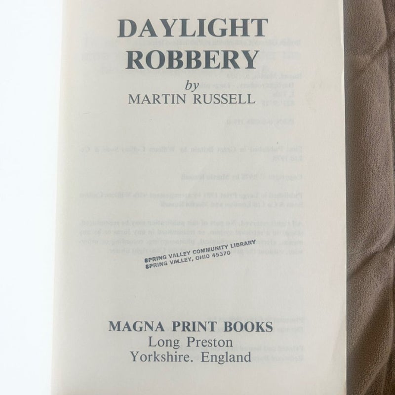 Daylight Robbery  11209