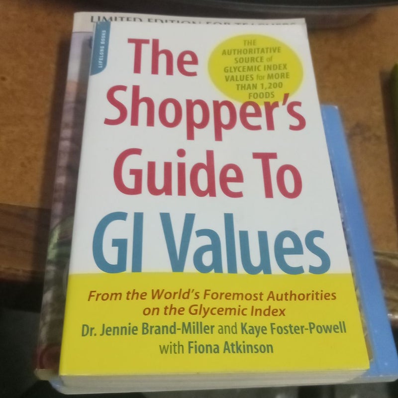 The Shopper's Guide to GI Values