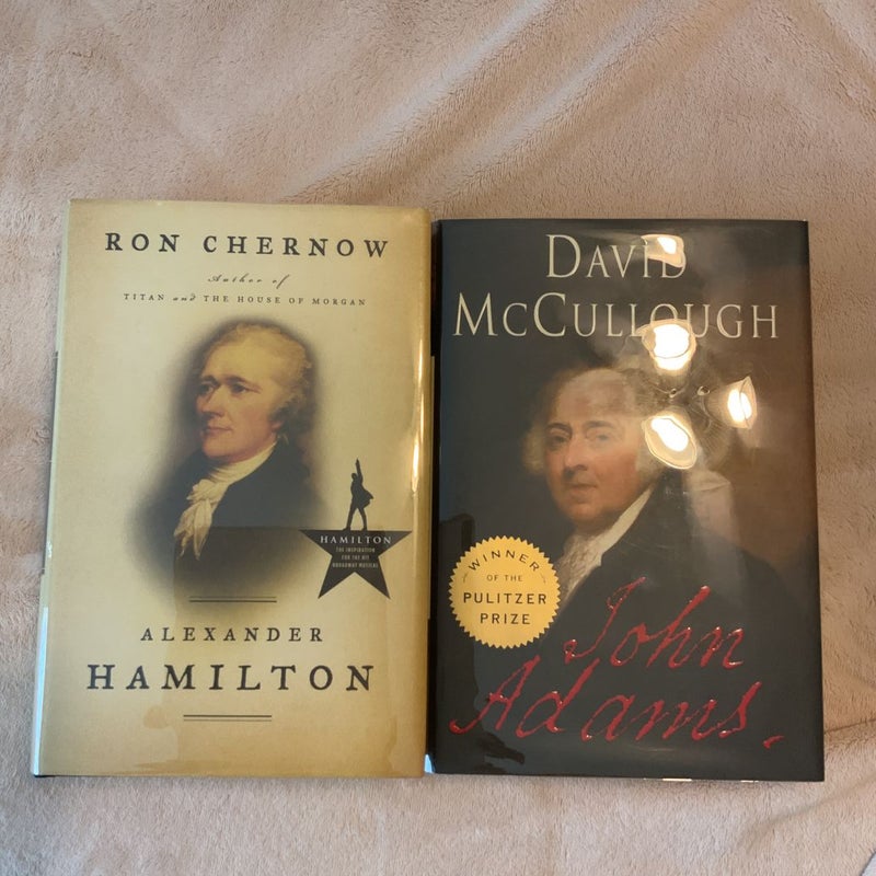 Hamilton Chernow, John Adams McCullough Hardcovers