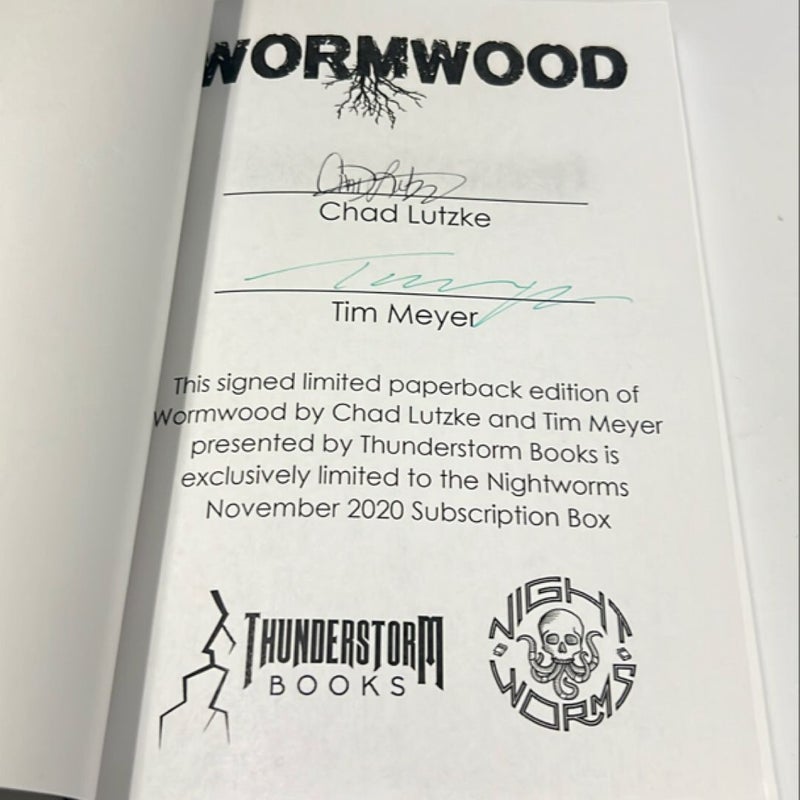 SIGNED OUT OF PRINT Wormwood