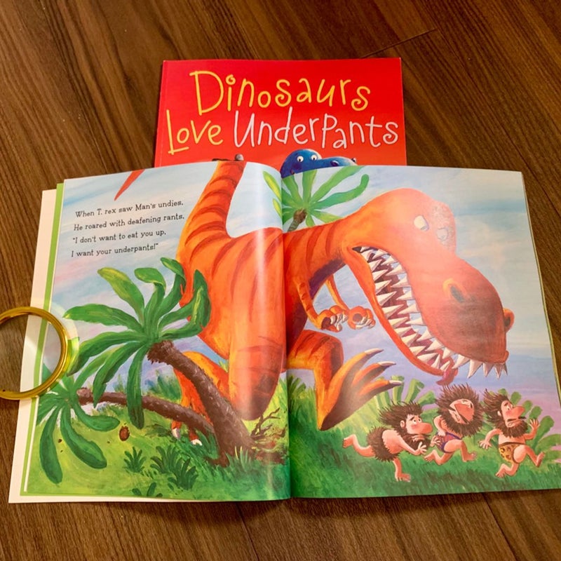 (Lot of 2) Dinosaurs Love Underpants 