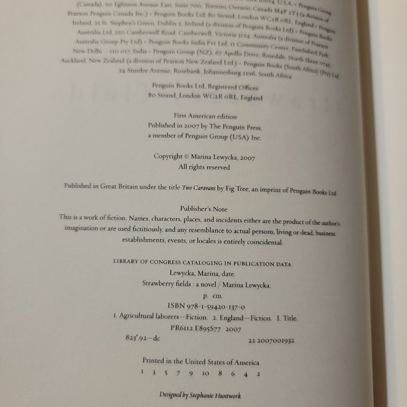 Strawberry Fields (First Edition)