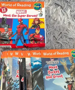 World of Reading Marvel Meet the Super Heroes! (Pre-Level 1 Boxed Set)