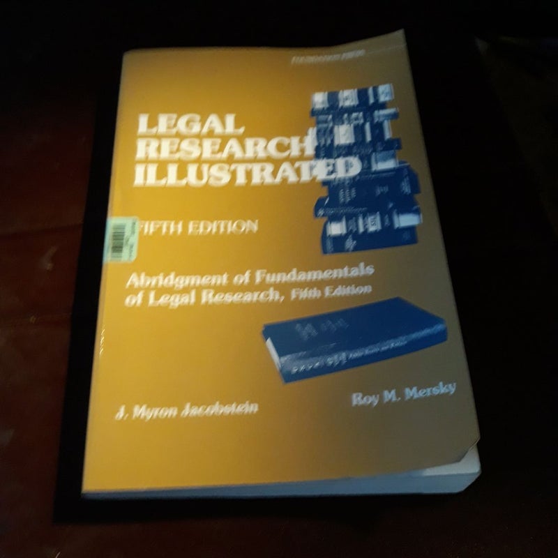 Legal Research Illustrated