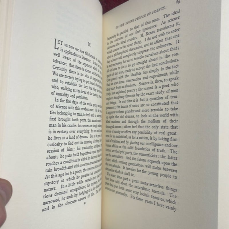 The Experimental Novel and Other Essays (1964 Haskell House)