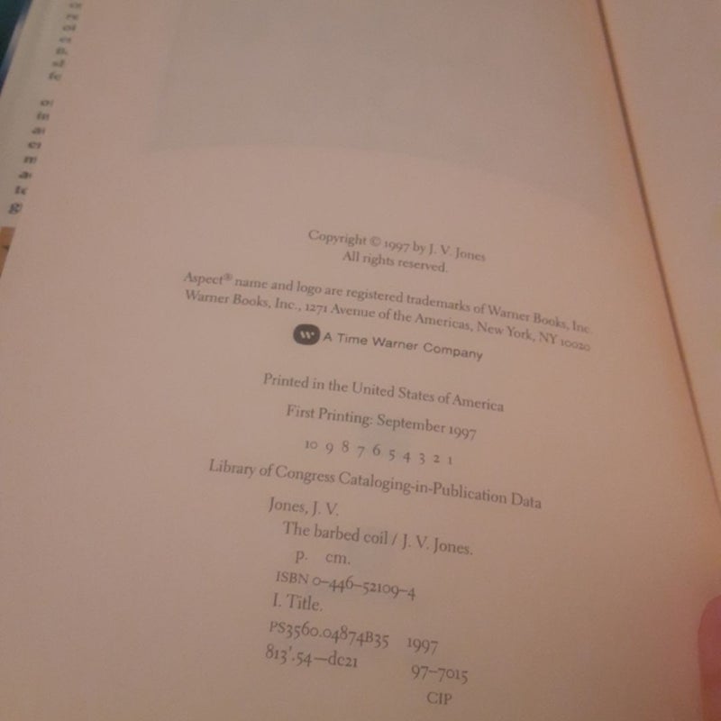 The Barbed Coil , 1st edition hardcover