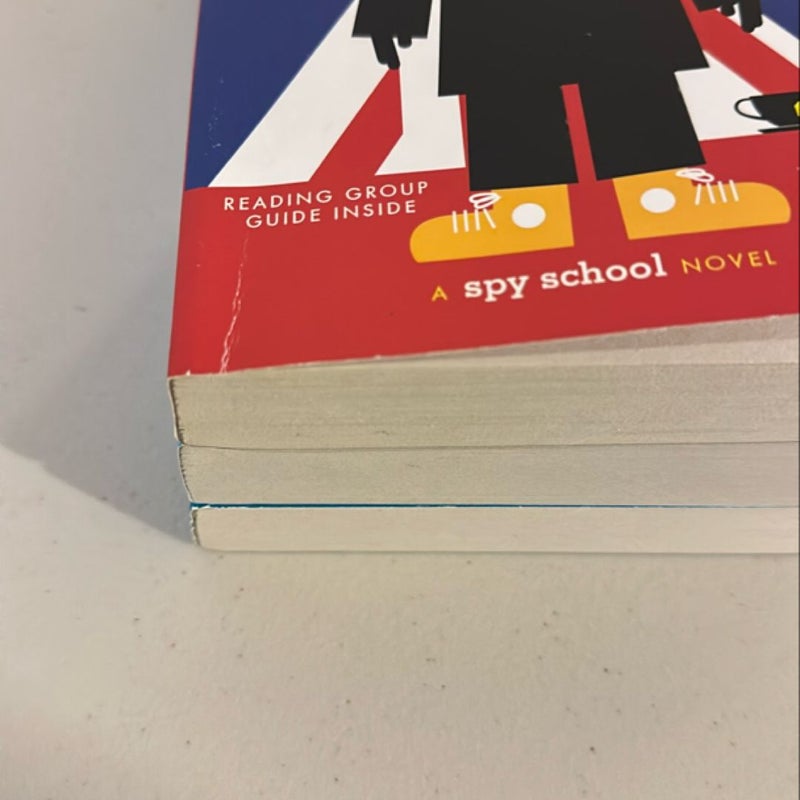 Lot of 3 Spy School books