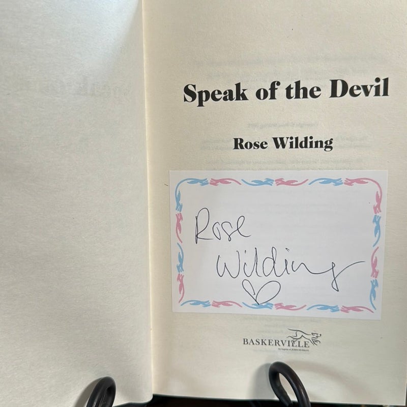 Speak of the Devil (Signed book plate)