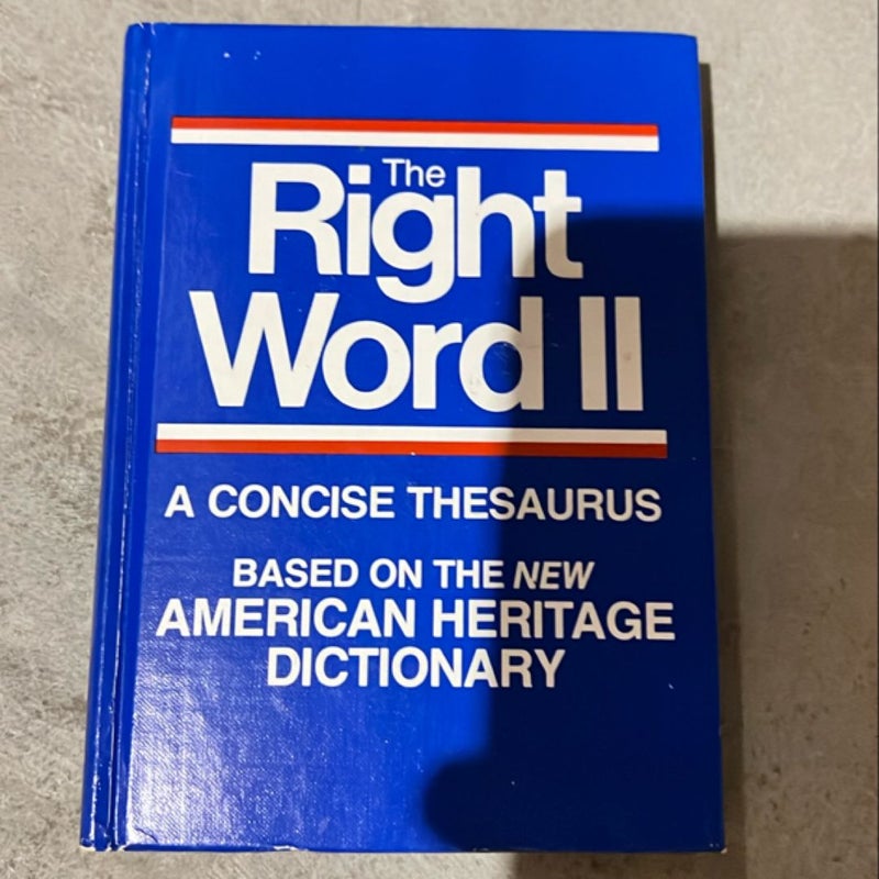 The right word II