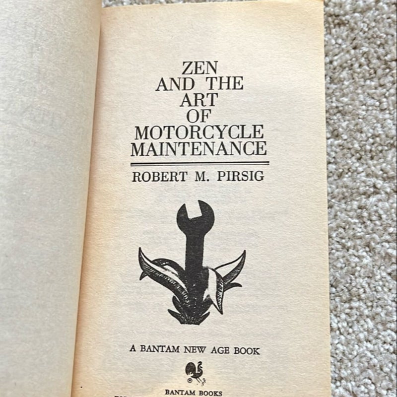 Zen and the Art of Motorcycle Maintenance