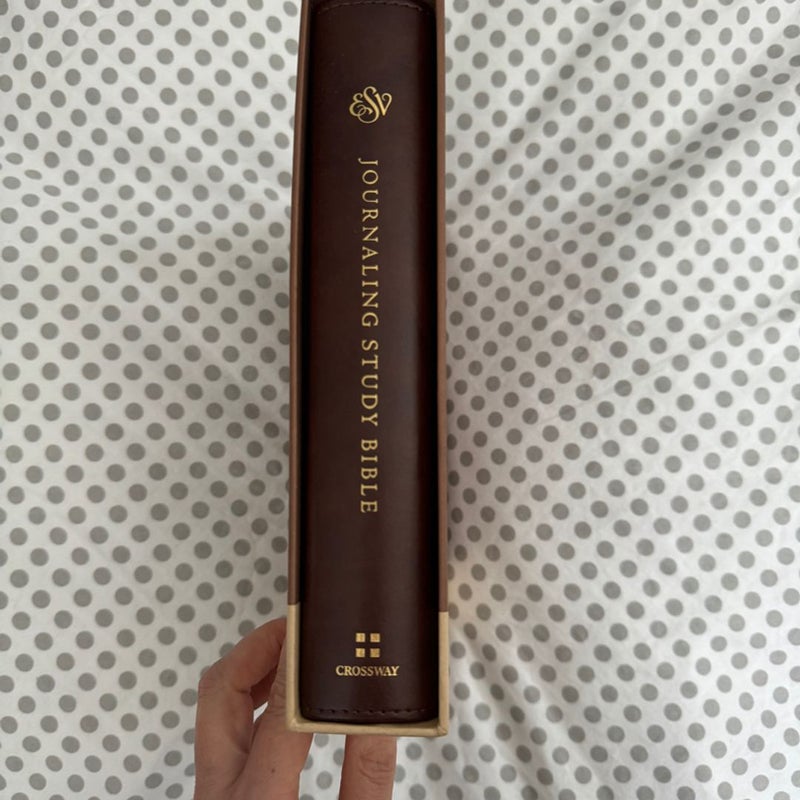 ESV Journaling Study Bible (TruTone, Brown/Chestnut, Timeless Design)