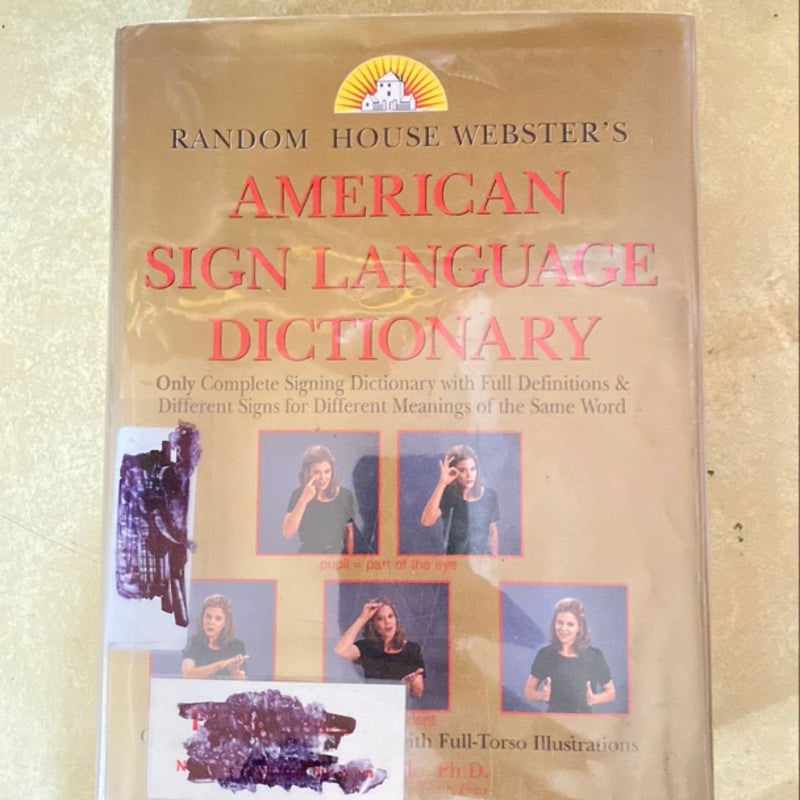 Random House American Sign Language Dictionary, Concise Edition