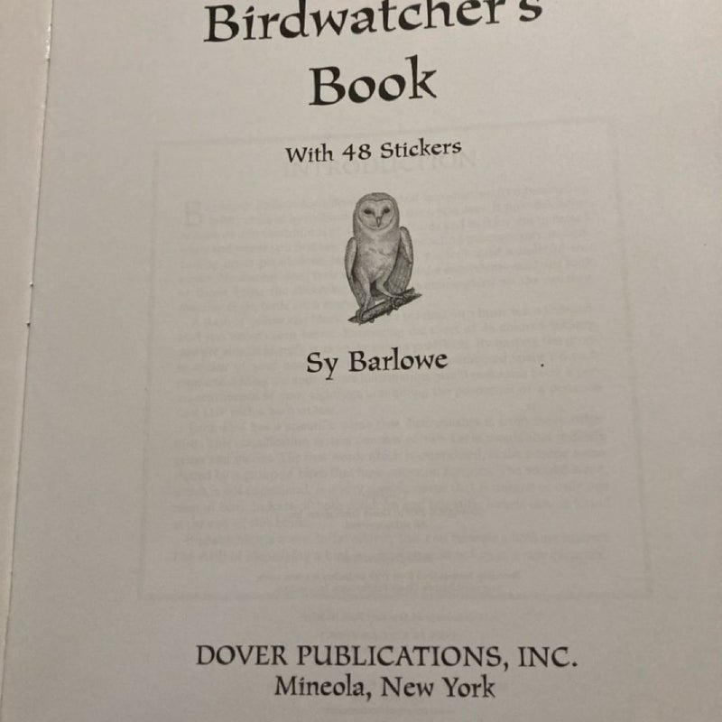 Beginning Birdwatcher's Book