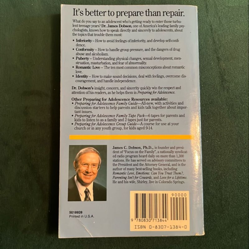 Preparing for Adolescence