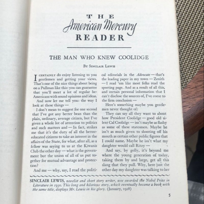 The American Mercury Reader