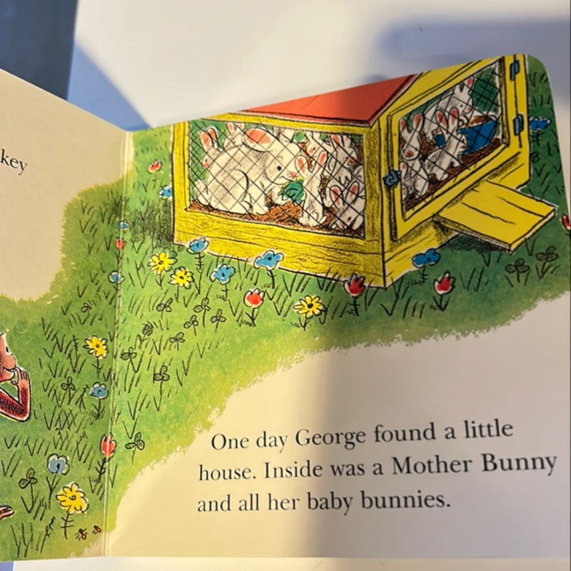 Curious George and the Bunny Board Book