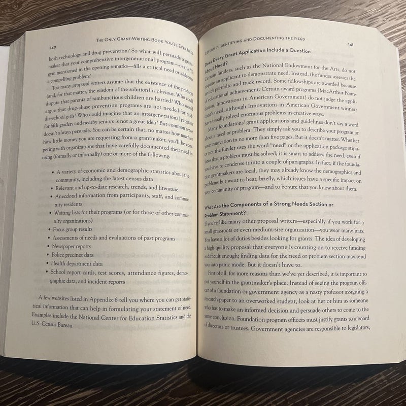 The Only Grant-Writing Book You'll Ever Need
