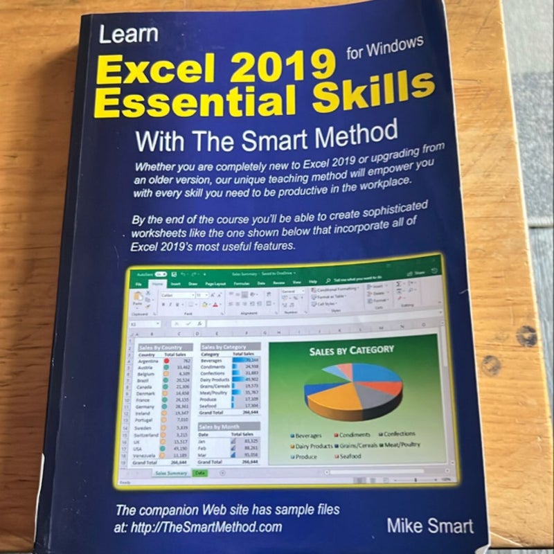 Learn Excel 2019 Essential Skills with the Smart Method