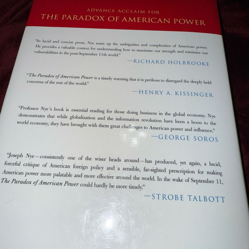 The Paradox of American Power