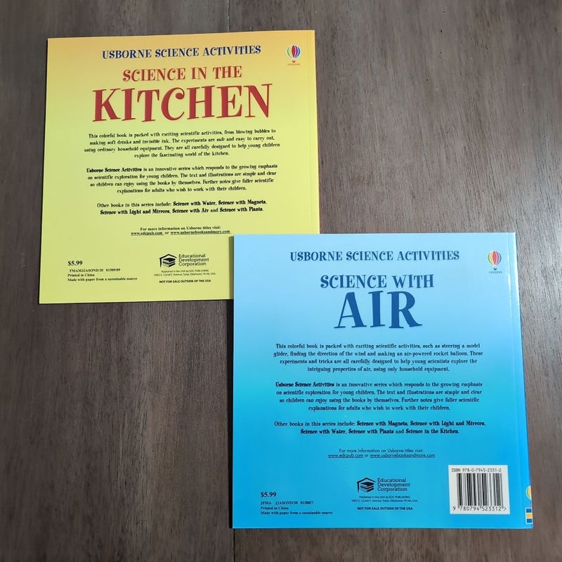 Science with Air and Science In The Kitchen 