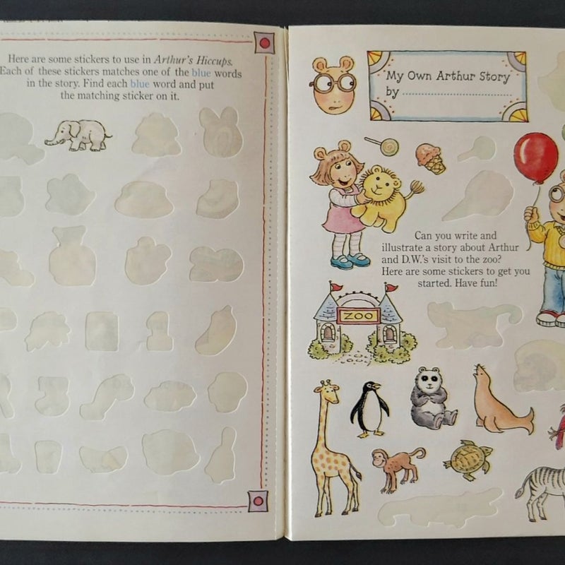 LOT OF 14 ARTHUR CHAPTER BOOKS MARC BROWN PBS TV SHOW W/ STICKERS VINTAGE 1990s