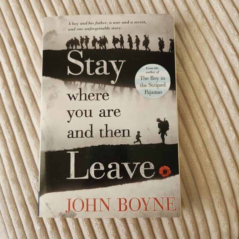 Stay Where You Are and Then Leave