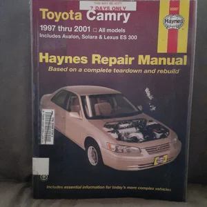 Toyota Camry, Avalon, Solara and Lexus ES 300 1997 Thru 2001 Haynes Repair Manual