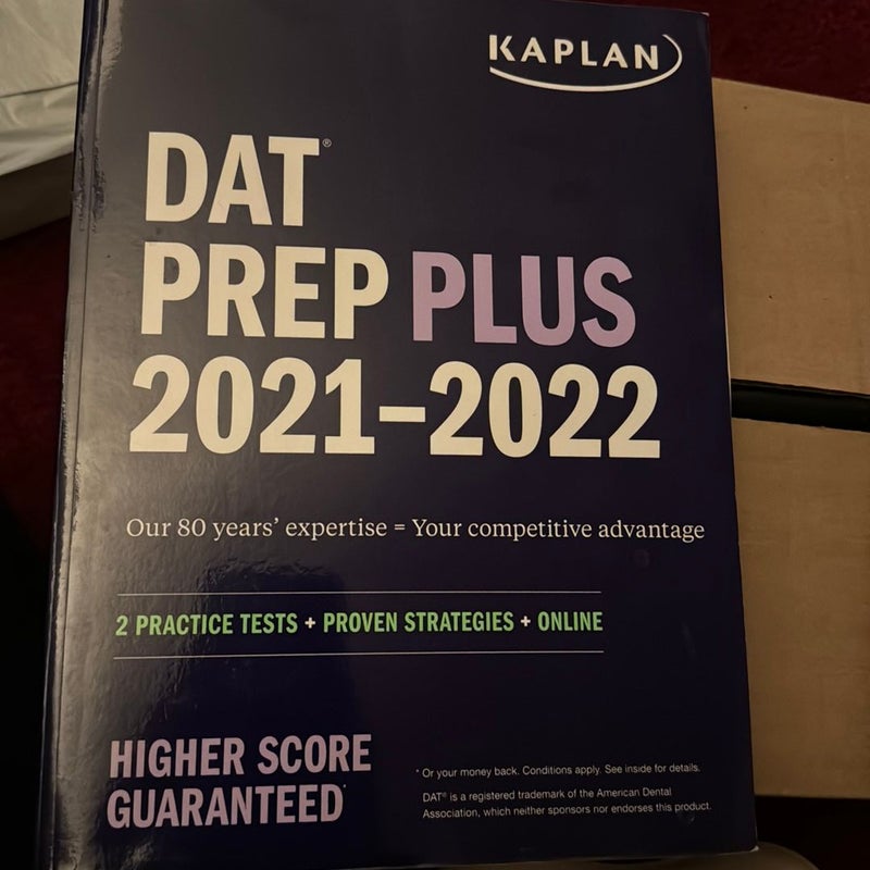 DAT Prep Plus 2021-2022