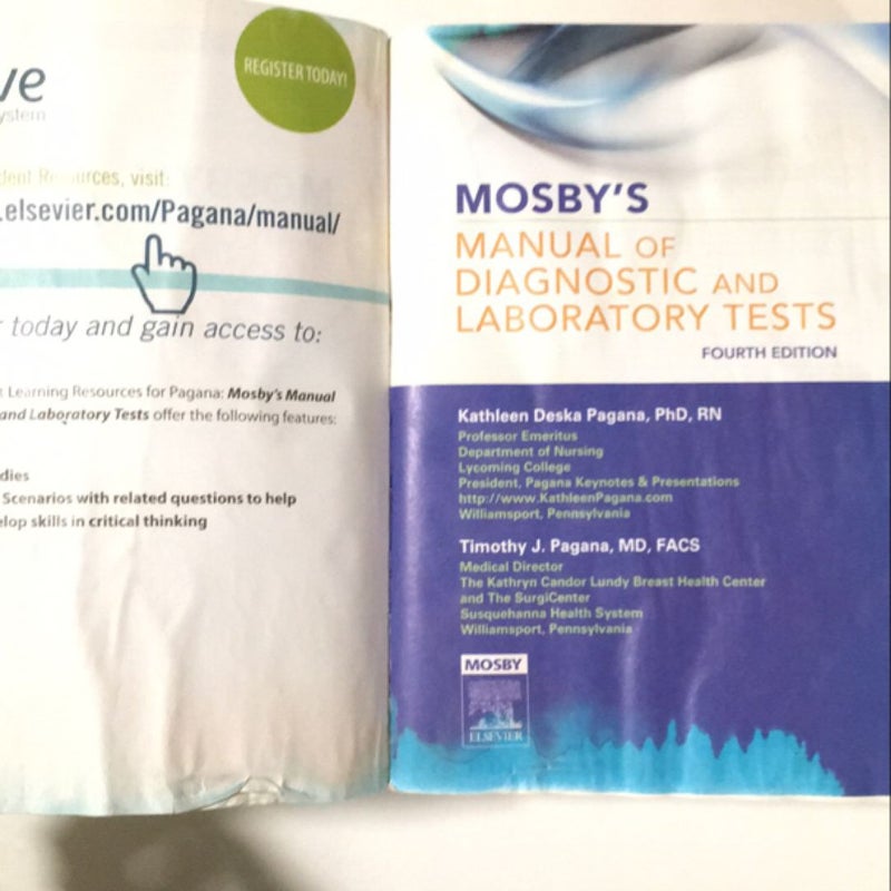 Mosby's Manual of Diagnostic and Laboratory Tests