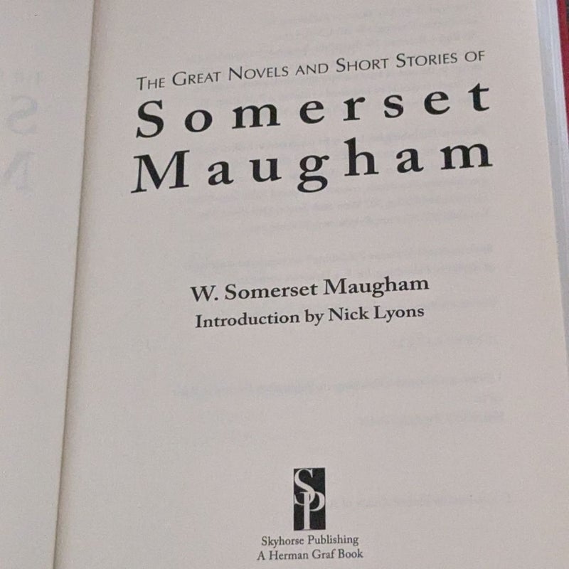 The Great Novels and Short Stories of Somerset Maugham