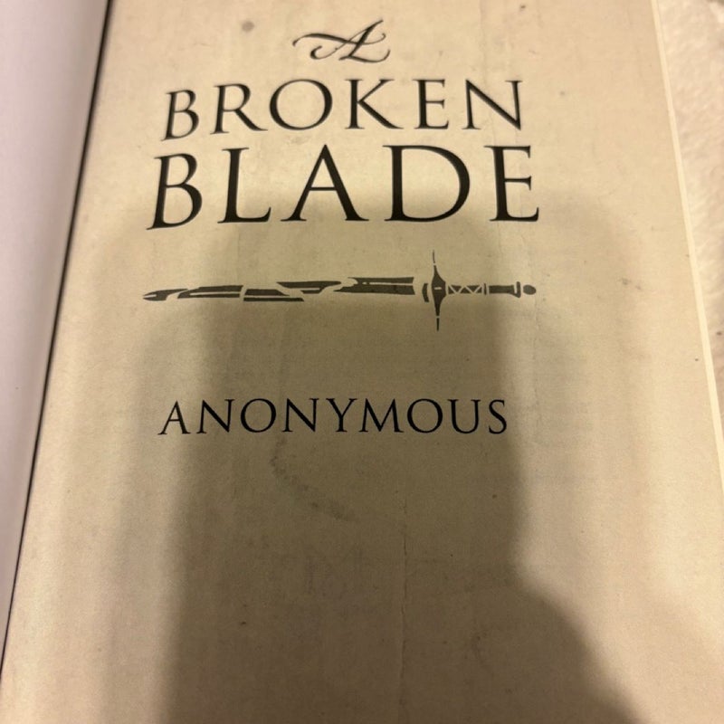 A Broken Blade