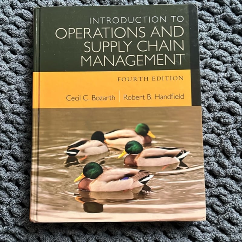 Introduction to Operations and Supply Chain Management by Cecil C ...