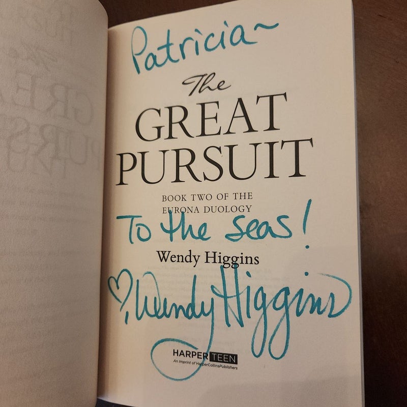 The Great Pursuit *SIGNED*