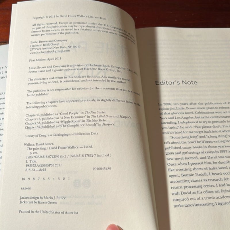 The Pale King (1st Ed/1st) 