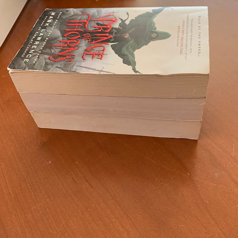 The Broken Empire Trilogy Books 1-3: Prince of Thorns, King of Thorns, Emperor of Thorns