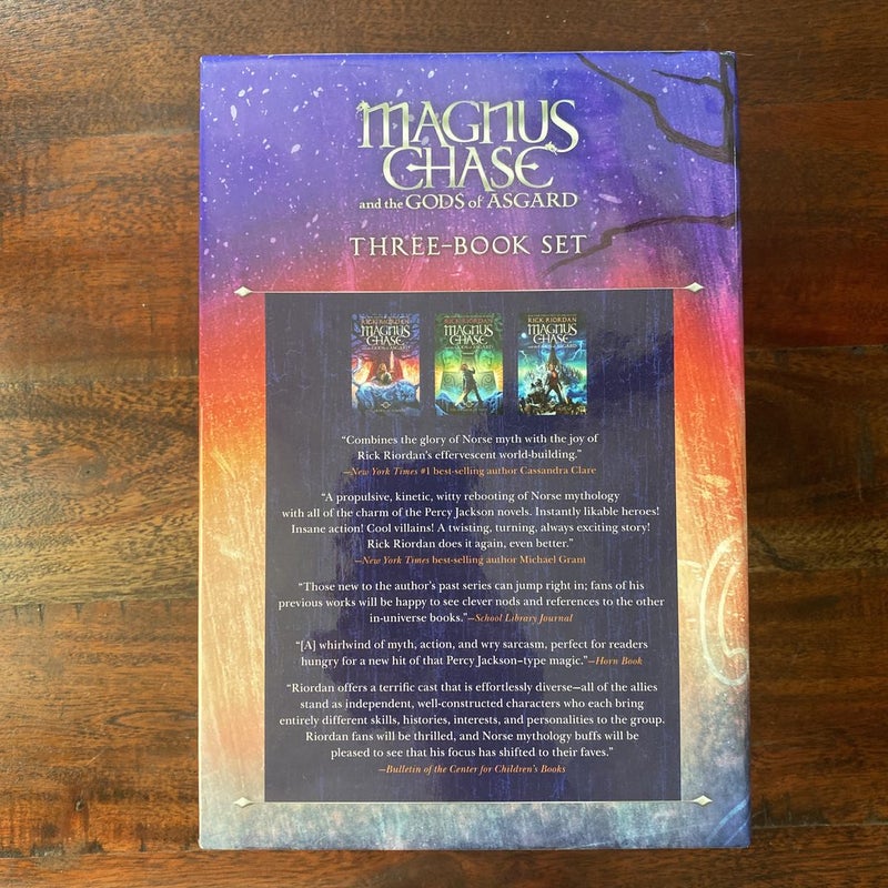 Magnus Chase and the Gods of Asgard Hardcover Boxed Set (Magnus Chase and the Gods of Asgard)