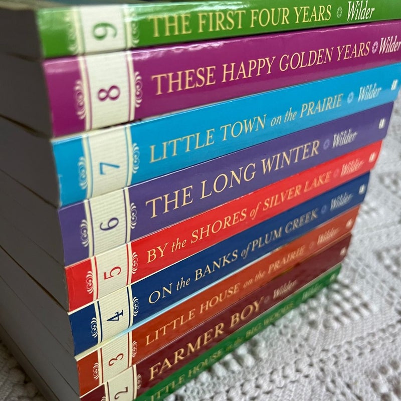 Little House on the Prairie Series Books 1-9 Full Color Collector’s Edition