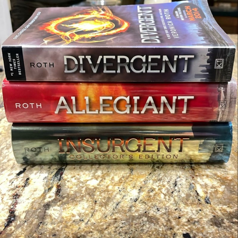 Insurgent Collector's Edition and Allegiant and Divergent