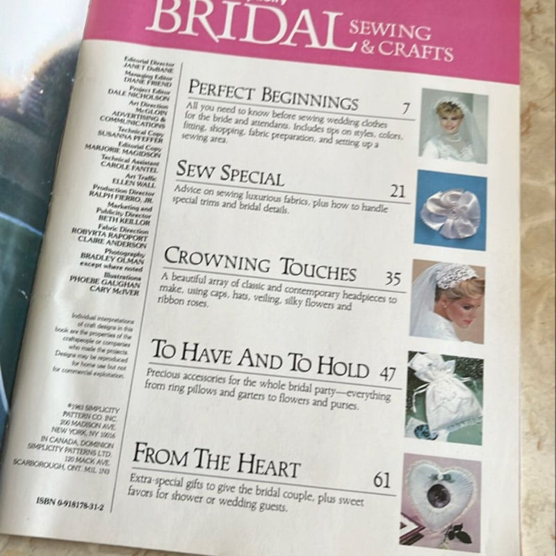 Bridal Sewing and Crafts