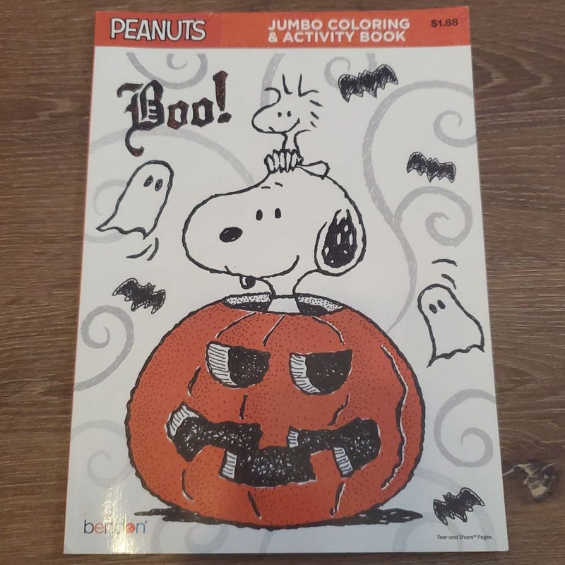 Peanuts Boo! Jumbo Coloring and Activity Book