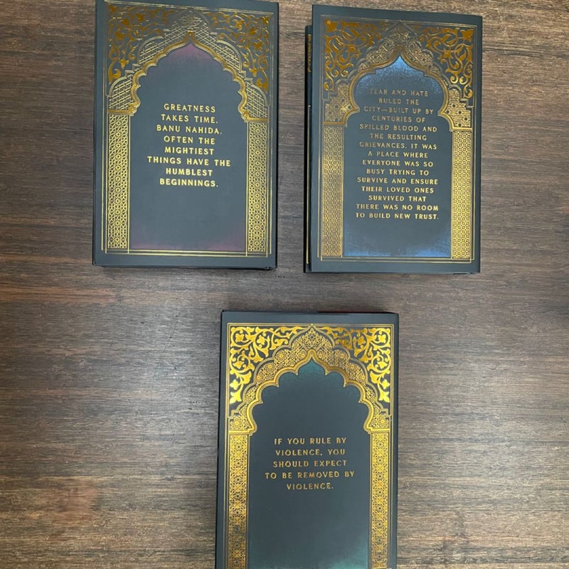 Bookish Box - The Daevabad Trilogy by S.A. Chakraborty 