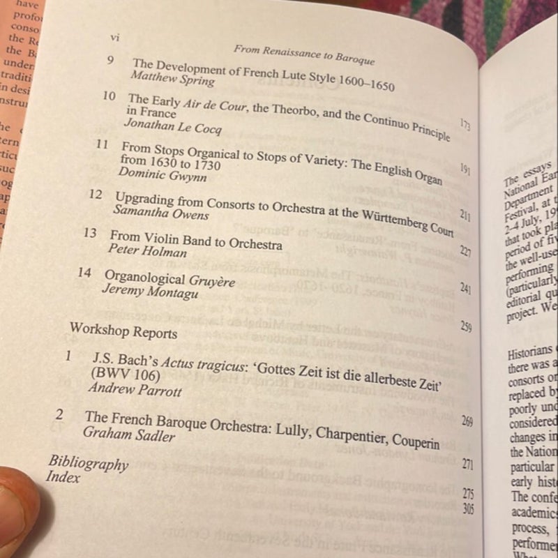 From Renaissance to Baroque: Change in Instruments and Instrumental Music in the Seventeenth Century