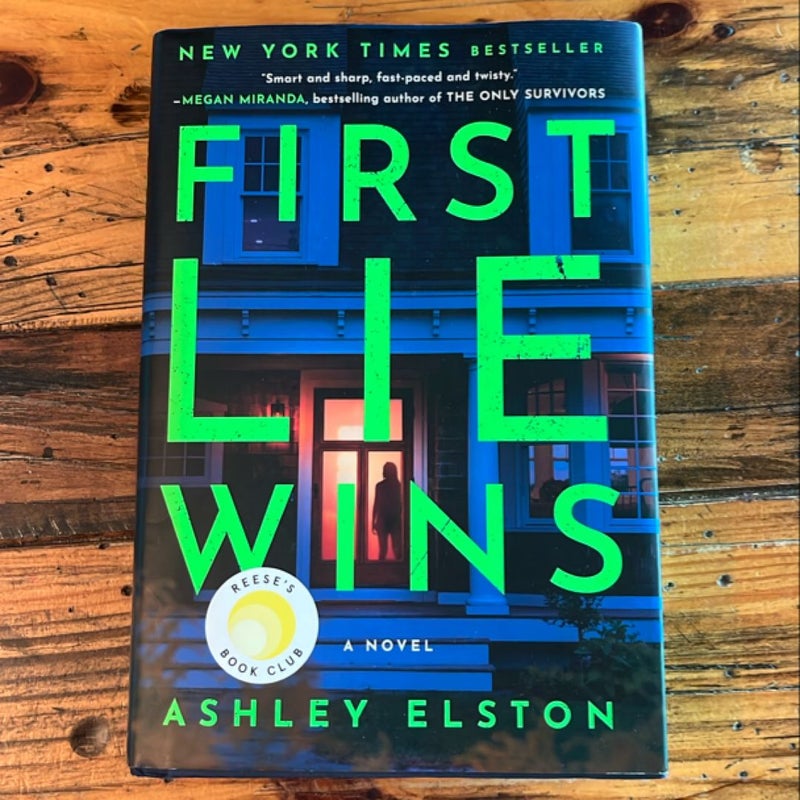 First Lie Wins - Hardcover DJ Reese’s Book Club 