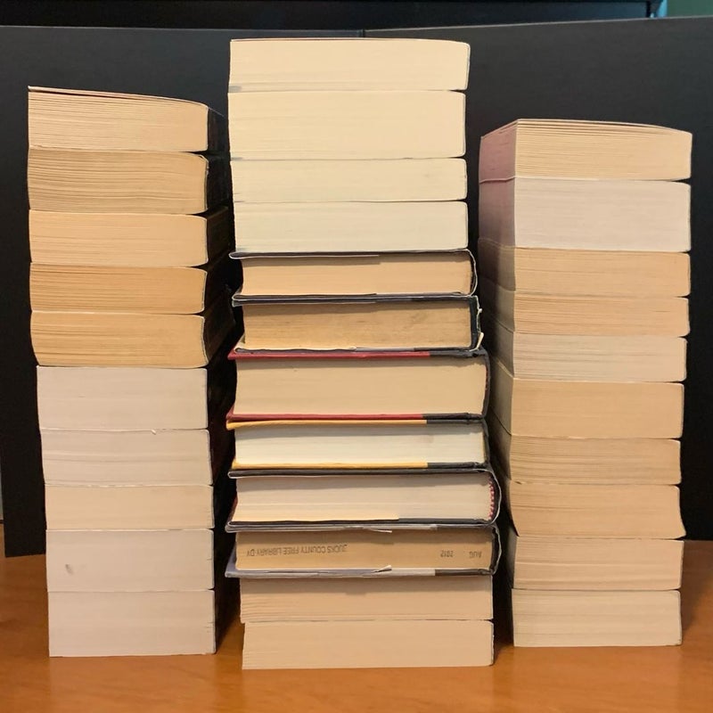Massive Epic Fantasy Lot: Malazan, Witcher, Game of Thrones, Shannara, More, 32 Books
