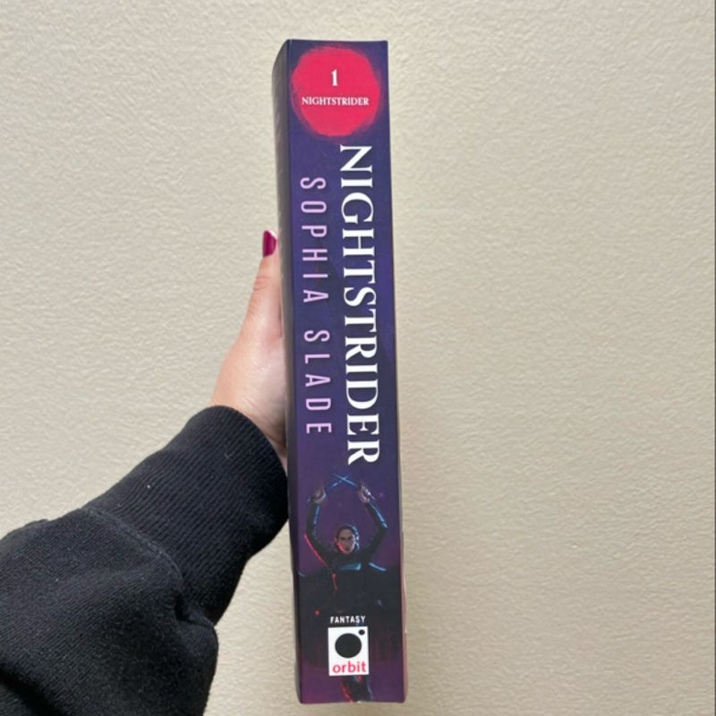 Nightstrider with signed bookplate inside