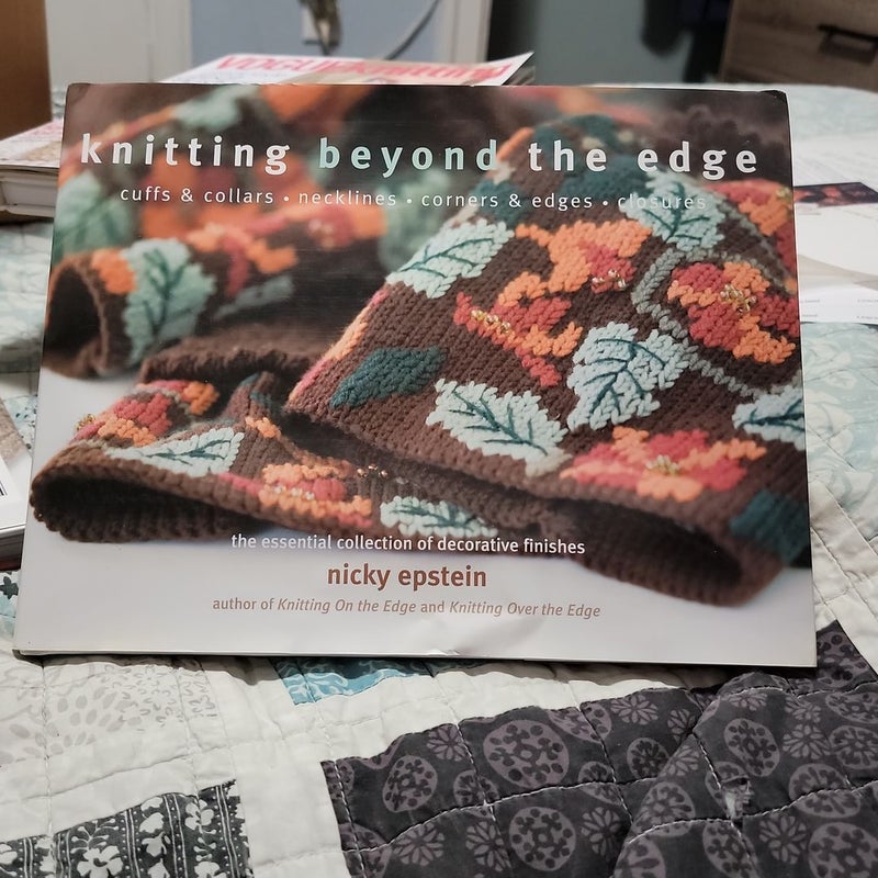 Knitting beyond outlet the edge