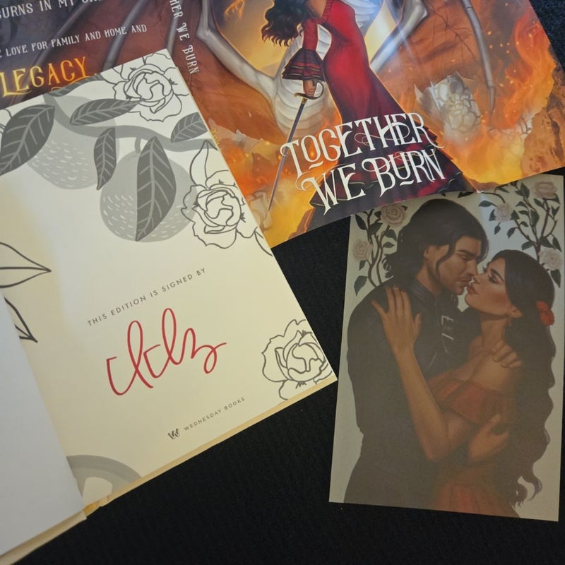 Together We Burn - signed Bookish Box edition