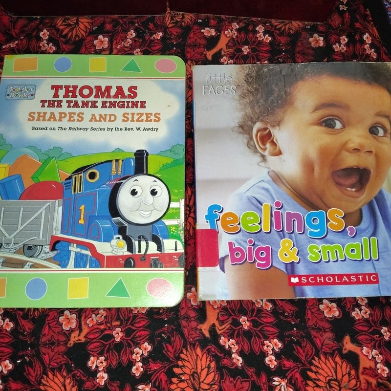 Toddler Board Book Lot of 6: Eric Carle, Thomas, Feeling, First Words & More!